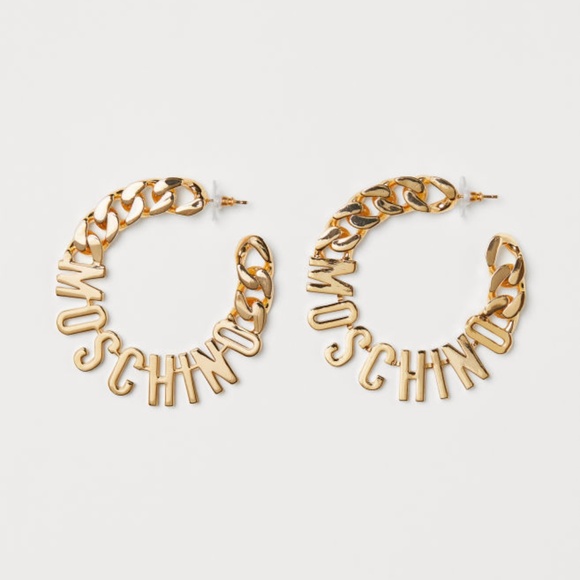 Moschino [TV] H&M Gold-plated Earrings - Picture 1 of 4